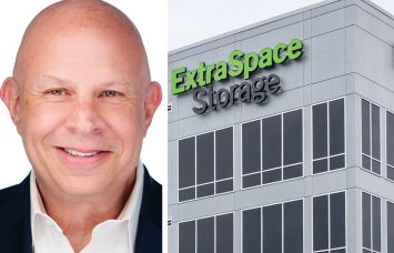 ACORE Capital's Tony Fineman and an Extra Space Storage facility.