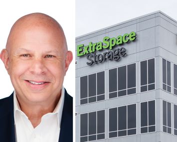 ACORE Capital's Tony Fineman and an Extra Space Storage facility.