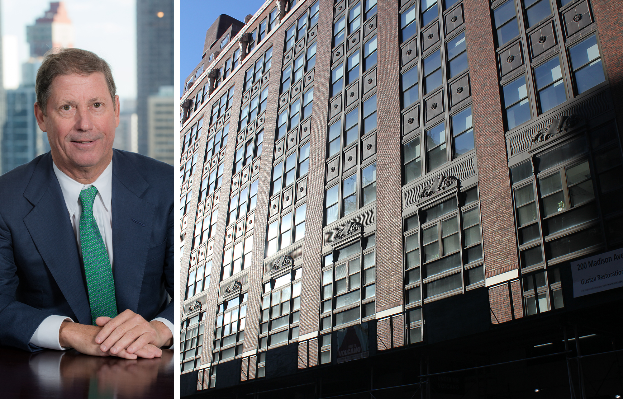 George Comfort & Sons President and CEO Peter S. Duncan and 200 Madison Avenue.