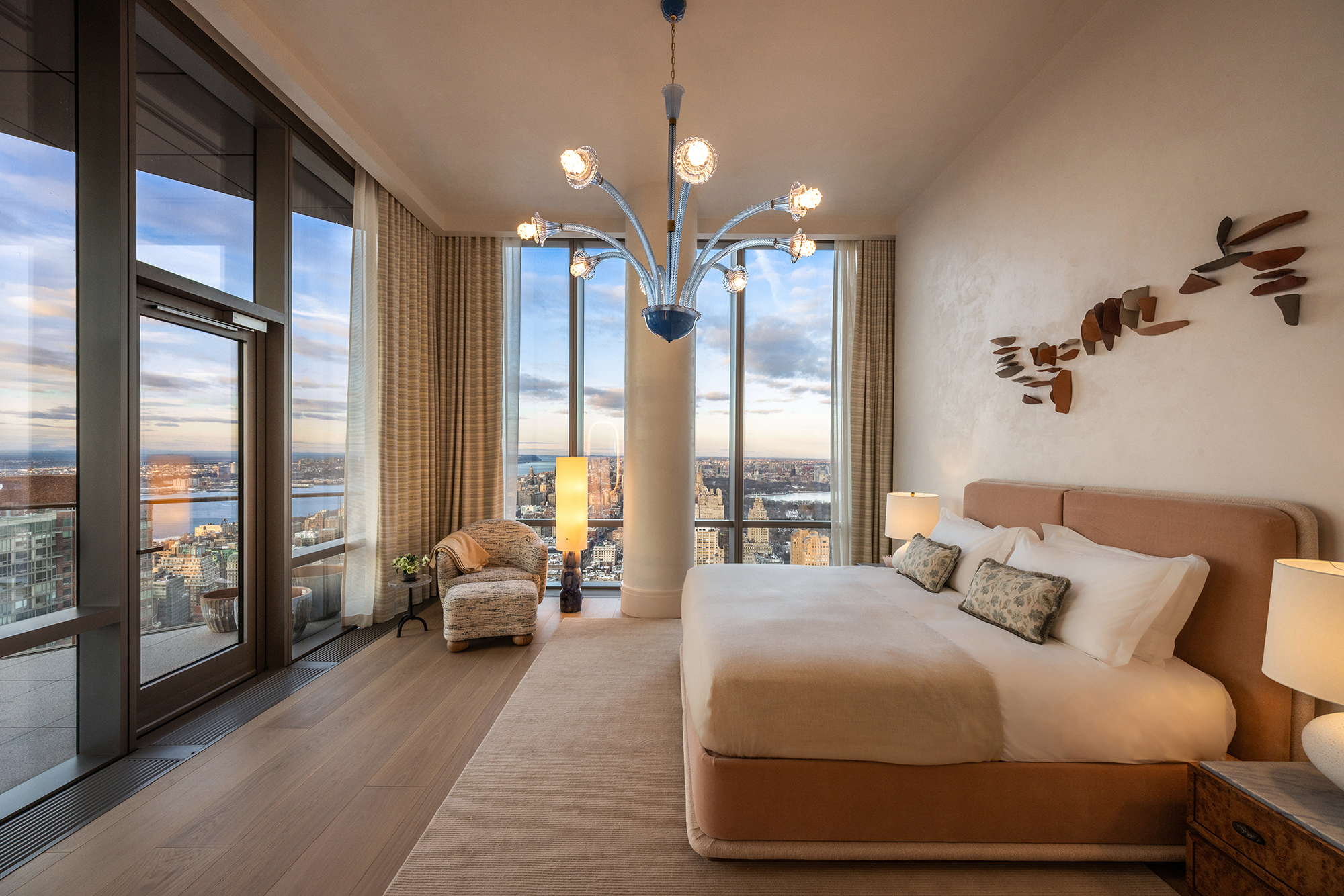 Homes range in size from two to six bedrooms and in price from $8 million to $85 million.