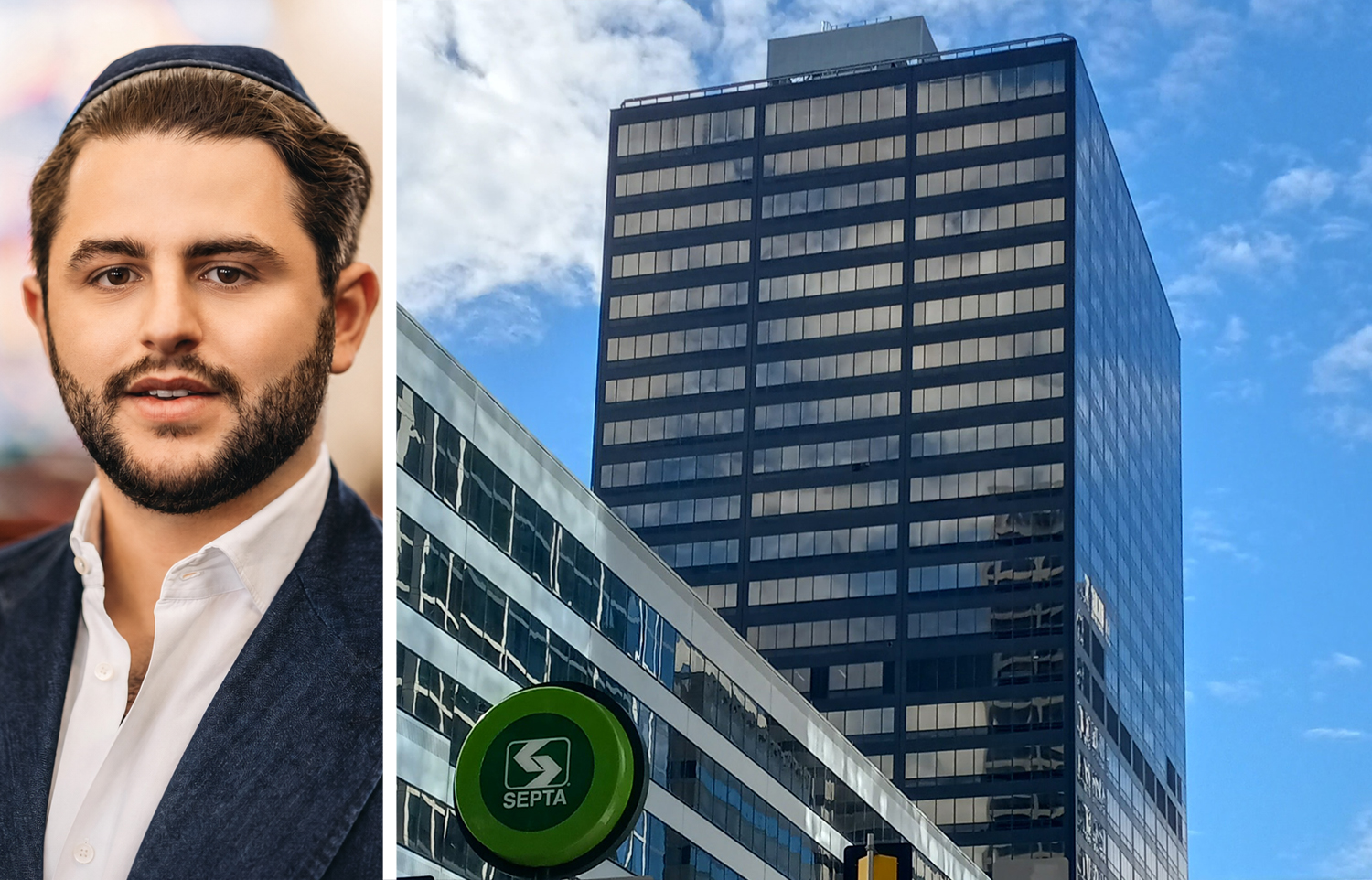 Two50 Capital's Adrian Edery and 2000 Market Street, Philadelphia.