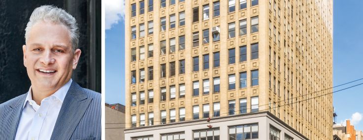 GFP Real Estate's Allen Gurevich and 322 Eighth Avenue.