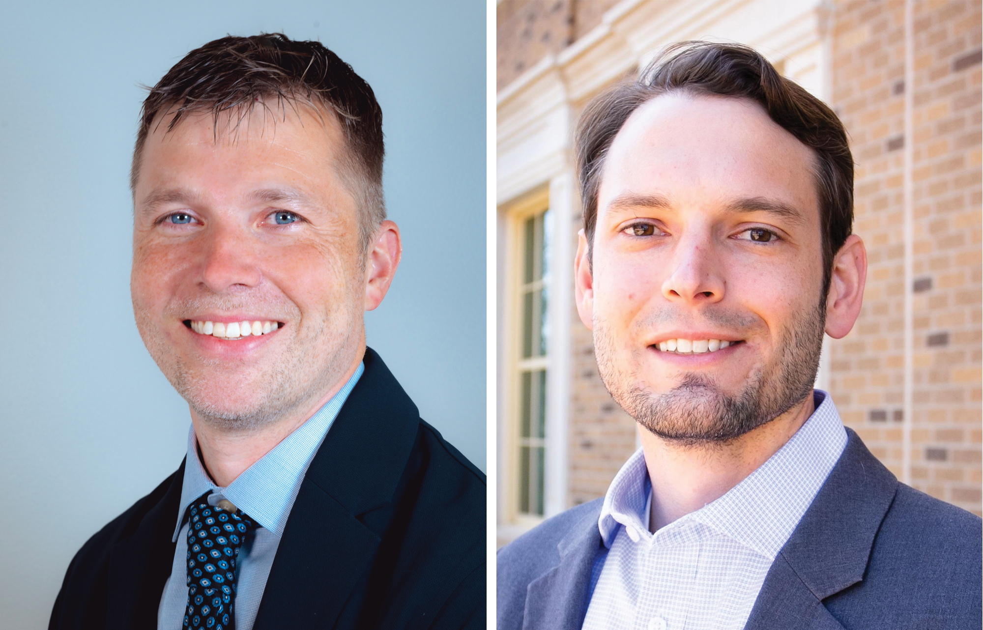 Andrew Boettcher (left) and Stephen Buschbom.