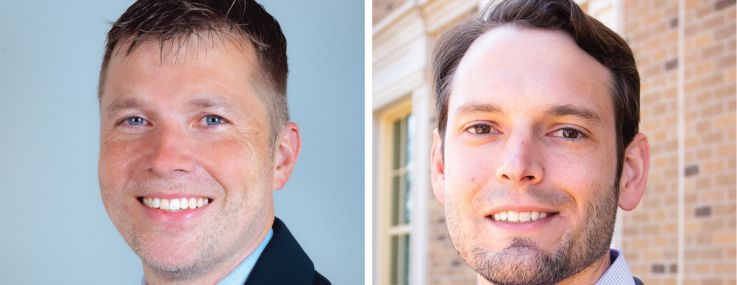 Andrew Boettcher (left) and Stephen Buschbom.