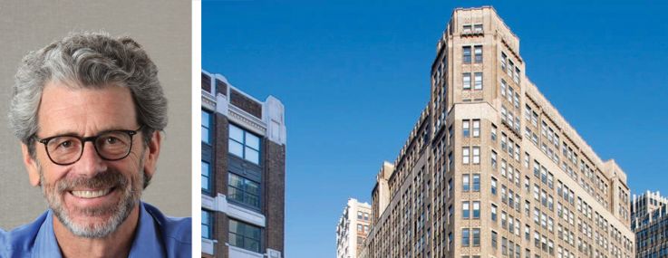 Empire State Realty Trust's Anthony Malkin (top), Thor Equities' Joseph Sitt and 1359 Broadway.