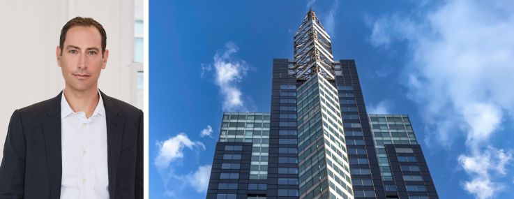 GFP Development CEO Brian Steinwurtzel and 1540 Broadway.