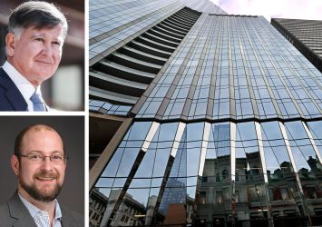 Millennium Partners' Christopher Jeffries (top), Nuveen Green Capital's Mike Doty and the Winthrop Center, Boston.