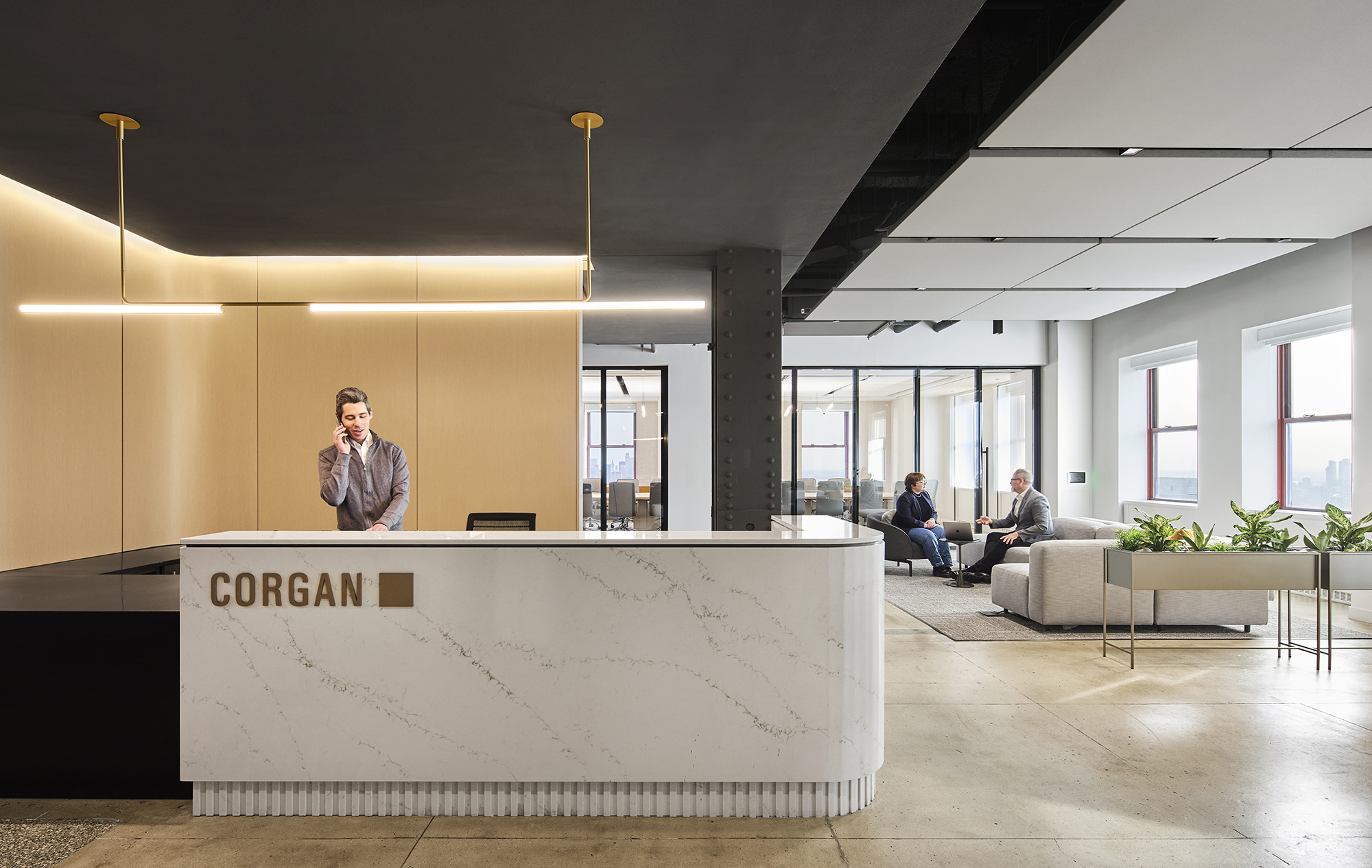 The 54th-floor changes leaned into Art Deco as well as modern flourishes.