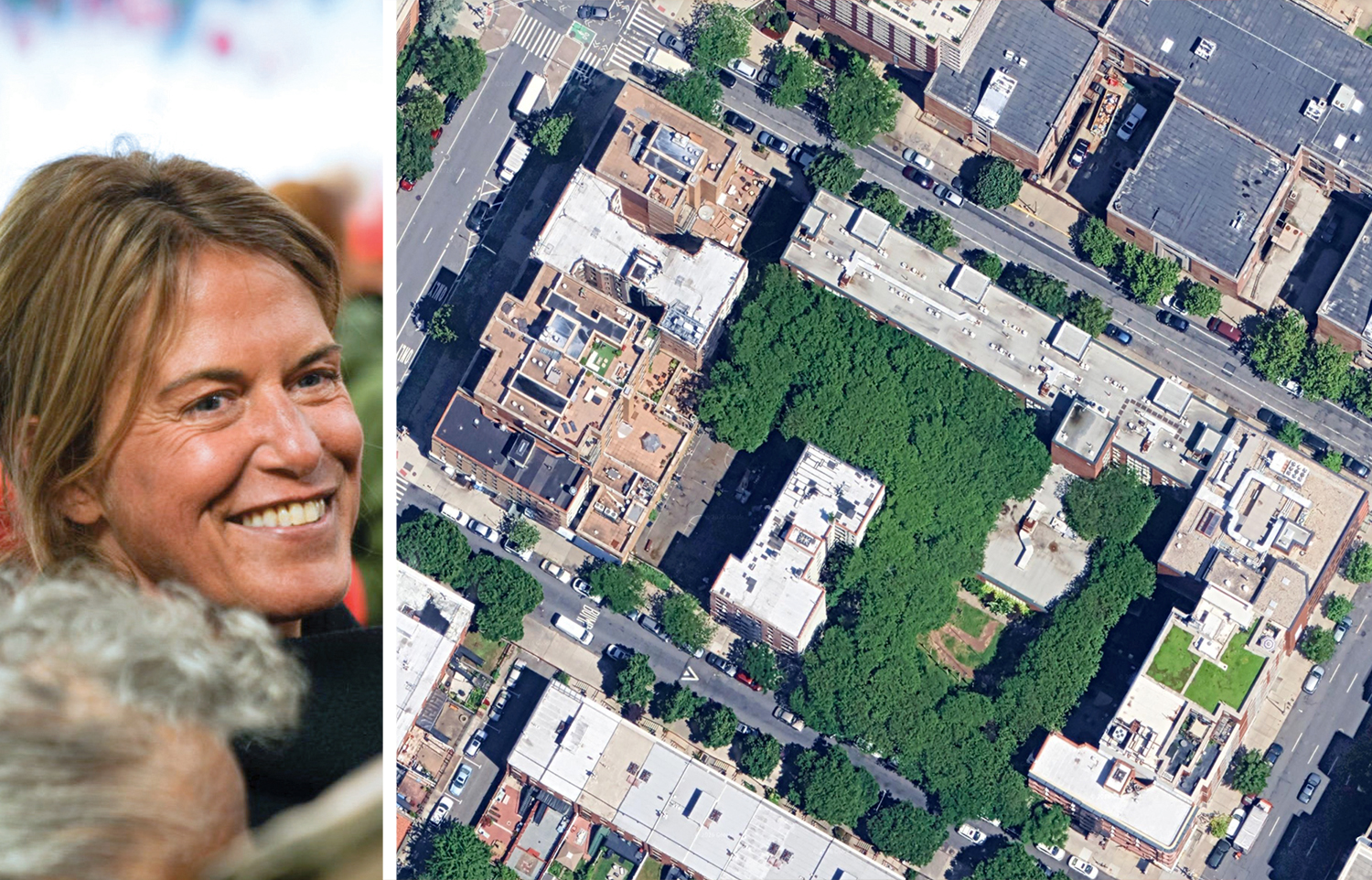 Dina Levy, Department of Housing Preservation and Development commissioner, and 22 East 119th Street.