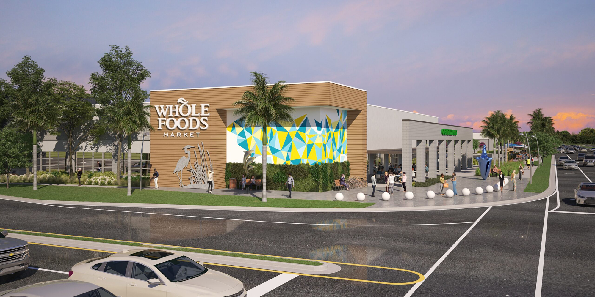 A rendering of Doral Marketplace, Doral, Fla.