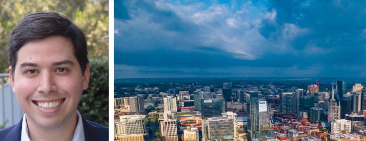 Peachtree Group's Jared Schlosser (top), AJ Capital's Ben Weprin, and Nashville, Tenn.