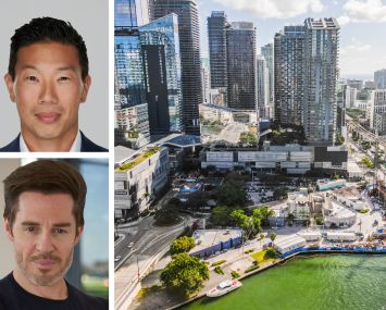 Prosper Group CEO Jay Roberts (top), Versluys Group CEO Bart Versluys, and an aerial view of the three parcels acquired by the joint venture.