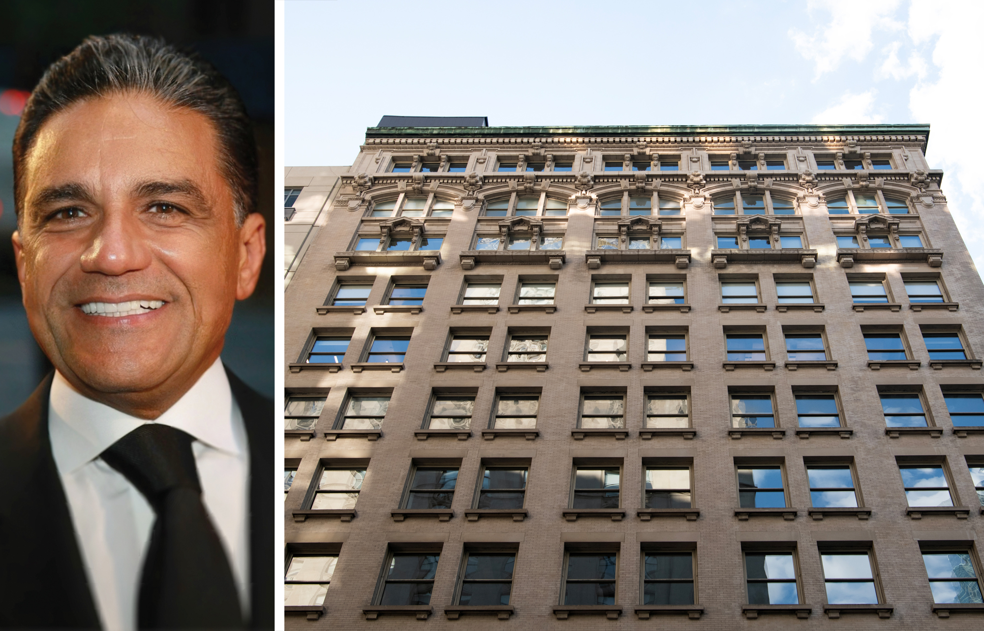 Moinian Group CEO Joseph Moinian and 60 Madison Avenue.