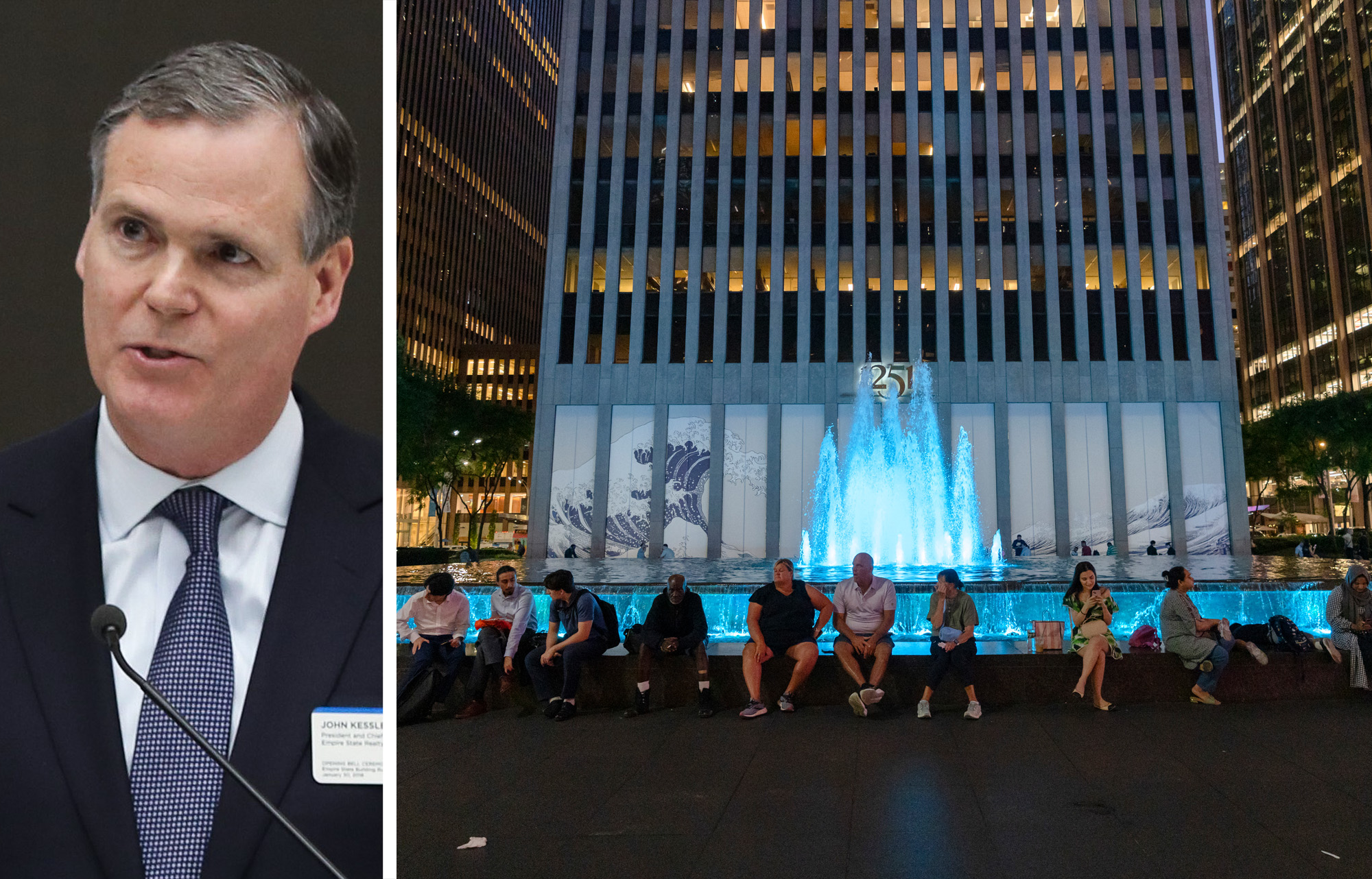 John Kessler, CEO of Mitsui Fudosan America, and 1251 Avenue of the Americas.
