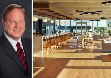 Grover Corlew's Mark Corlew and a Venture X location.
