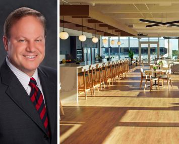 Grover Corlew's Mark Corlew and a Venture X location.