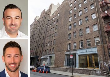 Current Real Estate Advisors' Michael Segerman (top), JLL's Joe Sipala and 515 West 20th Street.