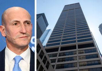 Capital Group President and CEO Mike Gitlin and 345 Park Avenue.