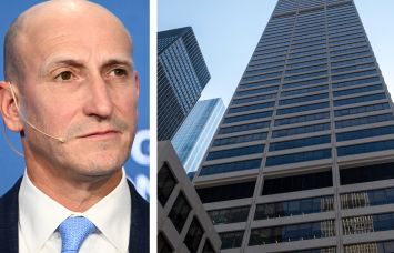 Capital Group President and CEO Mike Gitlin and 345 Park Avenue.