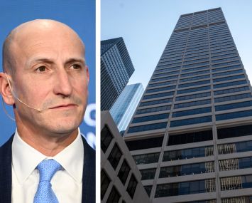 Capital Group President and CEO Mike Gitlin and 345 Park Avenue.