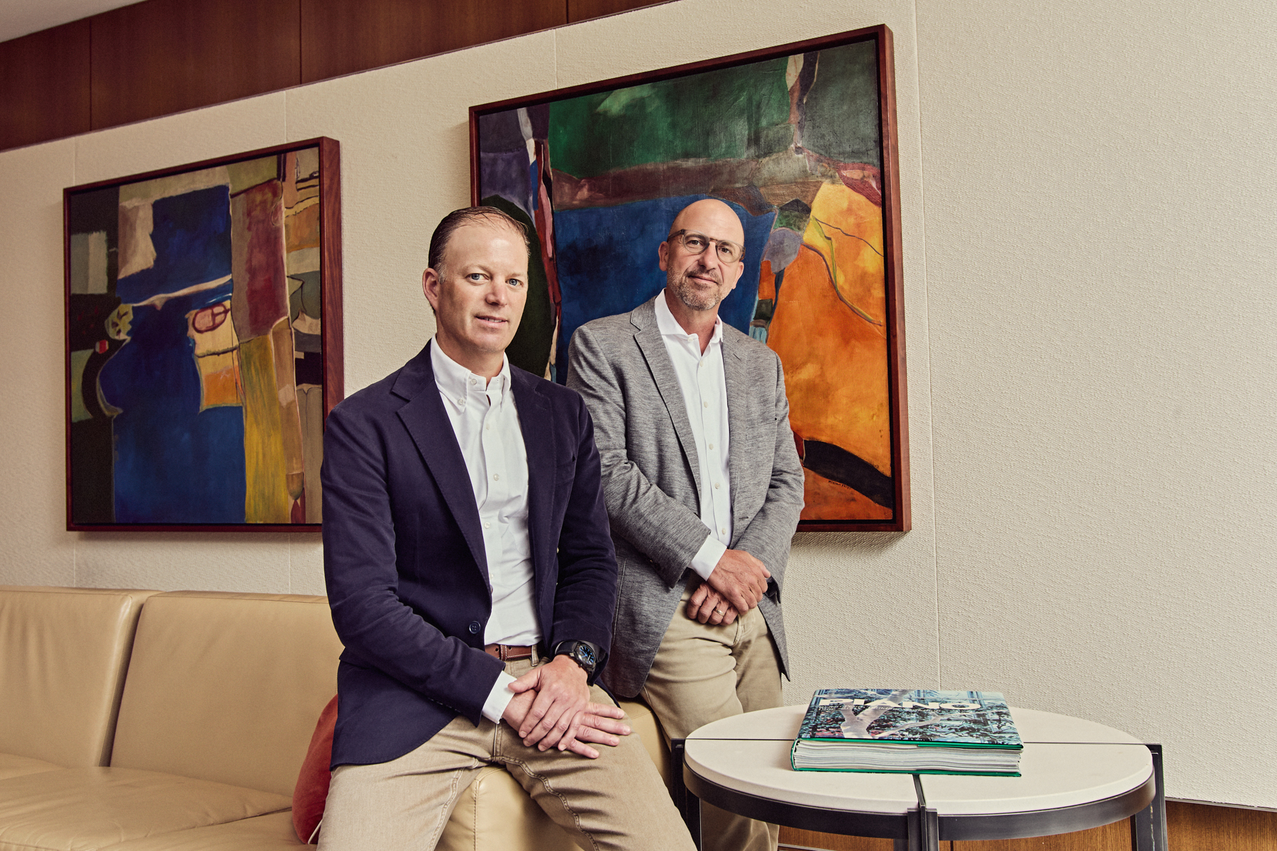 David Schonbraun (left) and David Welsh of GreenBarn Investment Group. 