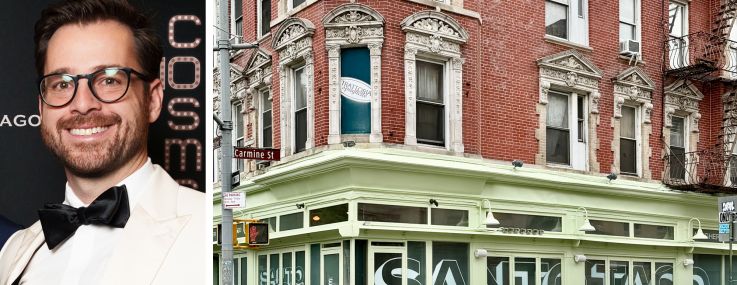 Santiago Perez, owner of Santo Taco, and 232 Bleecker Street.