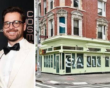 Santiago Perez, owner of Santo Taco, and 232 Bleecker Street.