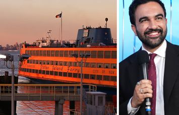 The Staten Island Ferry and Mayor Zohran Mamdani.