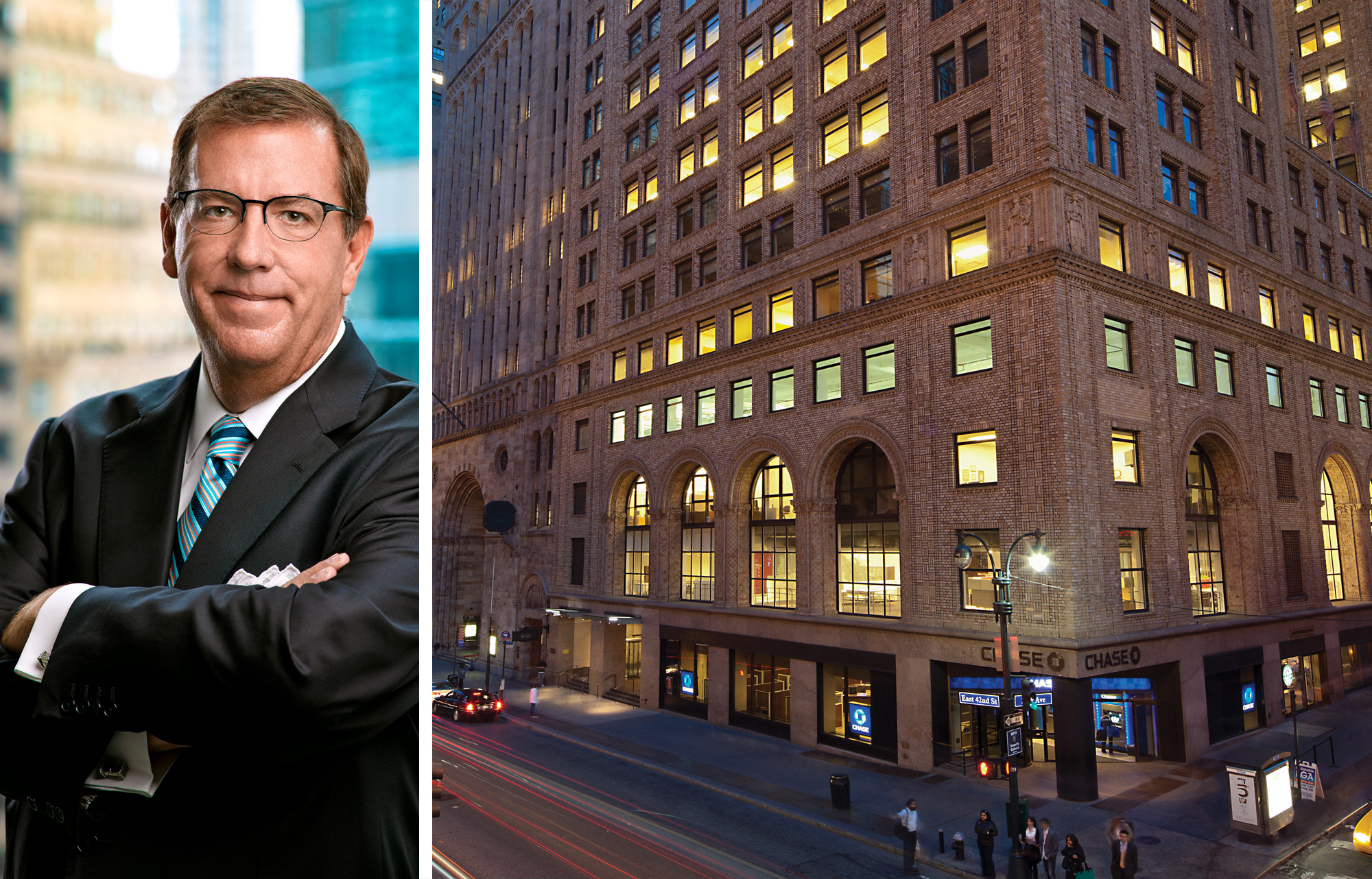 SL Green's Steven Durels and 125 Park Avenue.