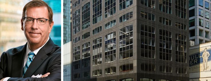SL Green's Steven Durels and 450 Park Avenue.