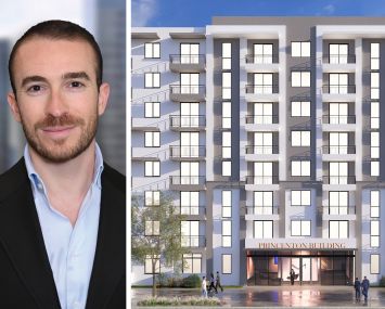 S3 Capital's Steven Jemal and a rendering of the third phase of Casa Princeton apartment community in Princeton, Fla.