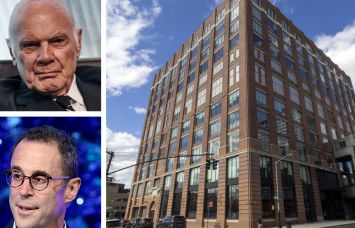 Vornado Realty's Steven Roth (top), Related Companies' Jeff Blau and 85 10th Avenue.