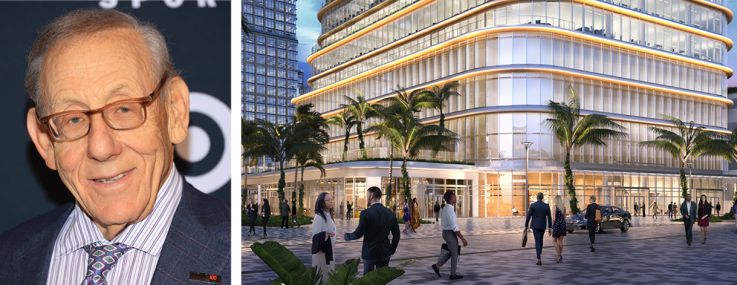 Greenberg Traurig's Tracy Gerber (top), Related Ross' Stephen Ross and a rendering of 15 CityPlace in West Palm Beach.