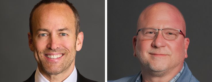 Fisher Brothers' Winston Fisher (left) and Mark Stutzman.