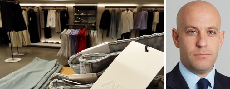 Newmark's Ariel Schuster and a Zara store.