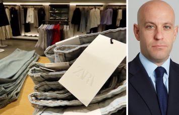 Newmark's Ariel Schuster and a Zara store.