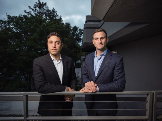 Eli Edwards (left) and David Hammerman of Fortress Investment Group photographed at the company's offices in Menlo Park, CA, on August 31, 2026.