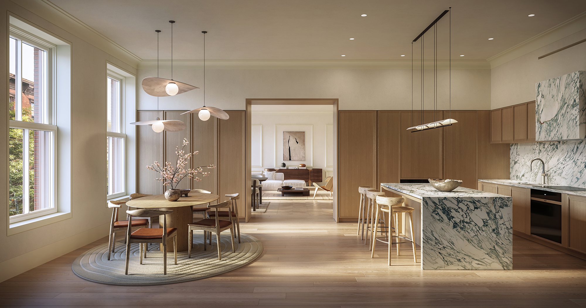 Prices for full-floor homes start at $9.75 million, with the penthouse potentially going for as much as $20 million.