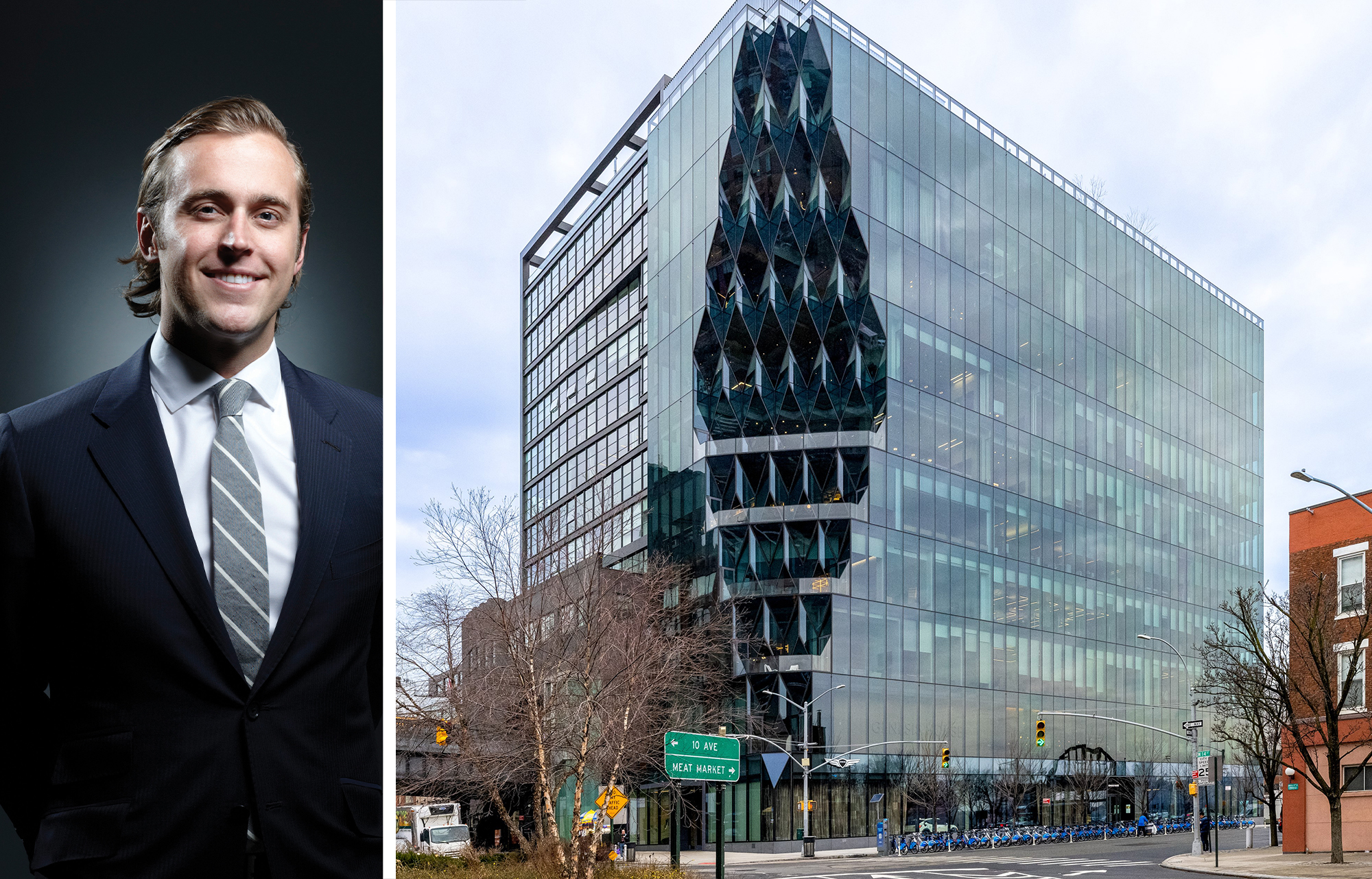 Walker & Dunlop's Dustin Stolly and 40 Tenth Avenue.