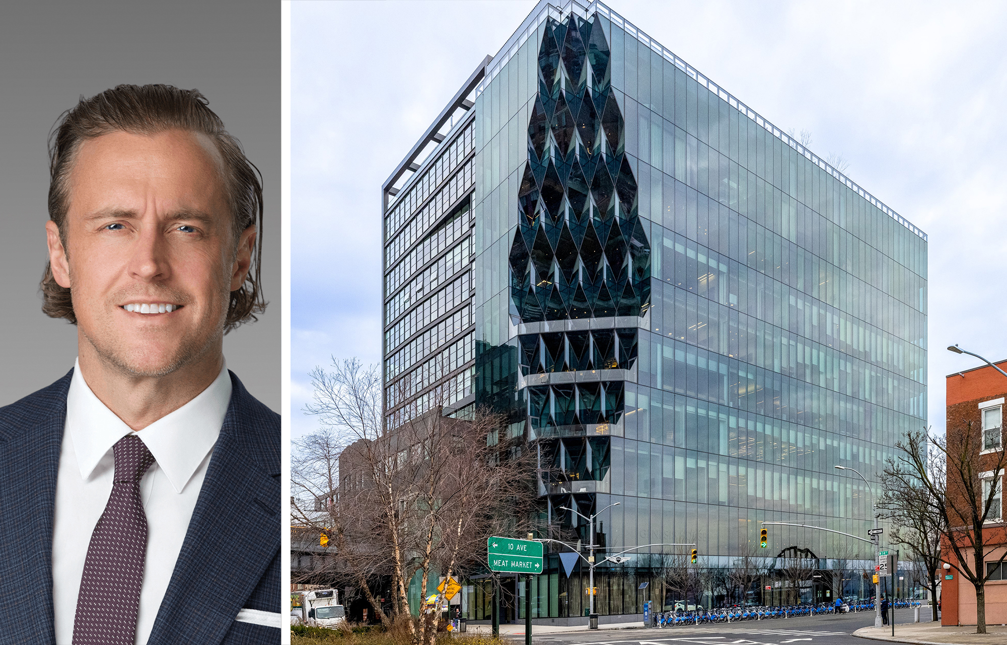 Walker & Dunlop's Dustin Stolly and 40 Tenth Avenue.