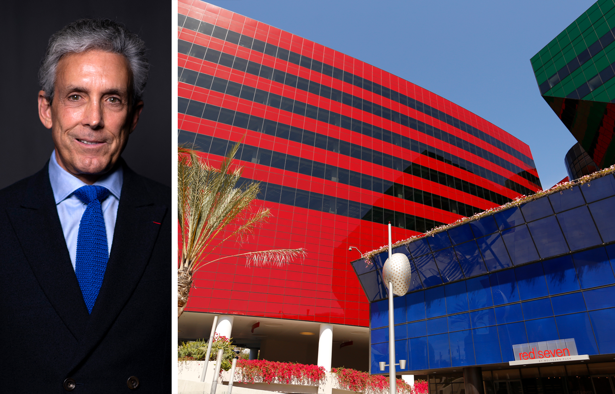 Charles Cohen and Pacific Design Center’s Red Building in West Hollywood, Calif.