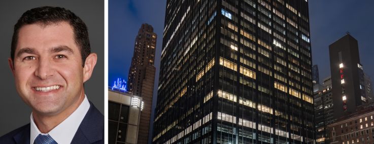 Fisher Brothers' Clark Briffel and 1345 Avenue of the Americas.