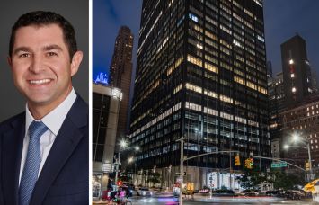 Fisher Brothers' Clark Briffel and 1345 Avenue of the Americas.