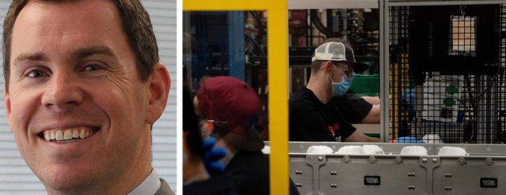Daniel Klein of Klein Enterprises and a Honeywell factory.