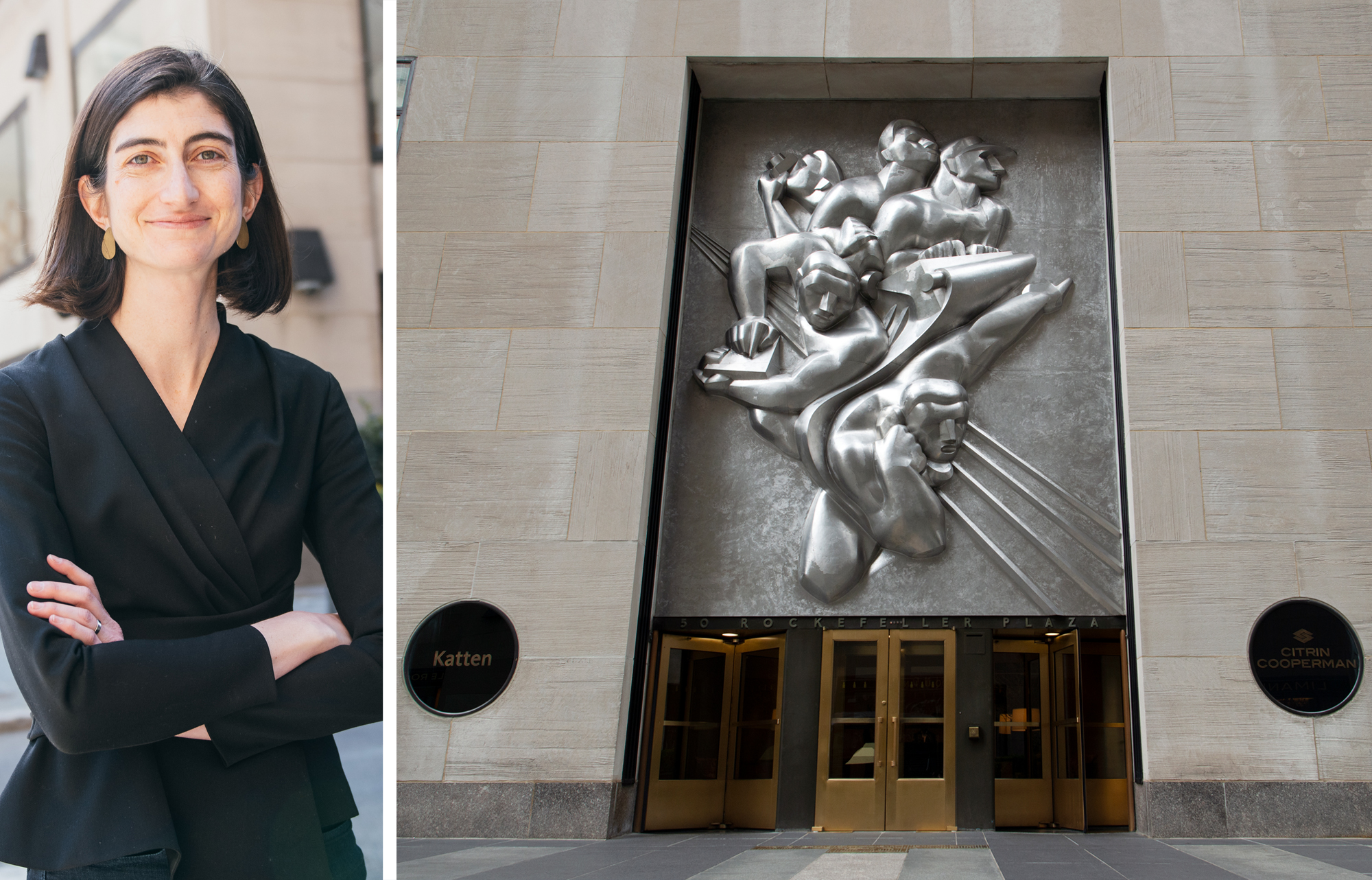 Tishman's Speyer's EB Kelly and 50 Rockefeller Center.