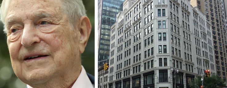 George Soros and 224 West 57th Street.