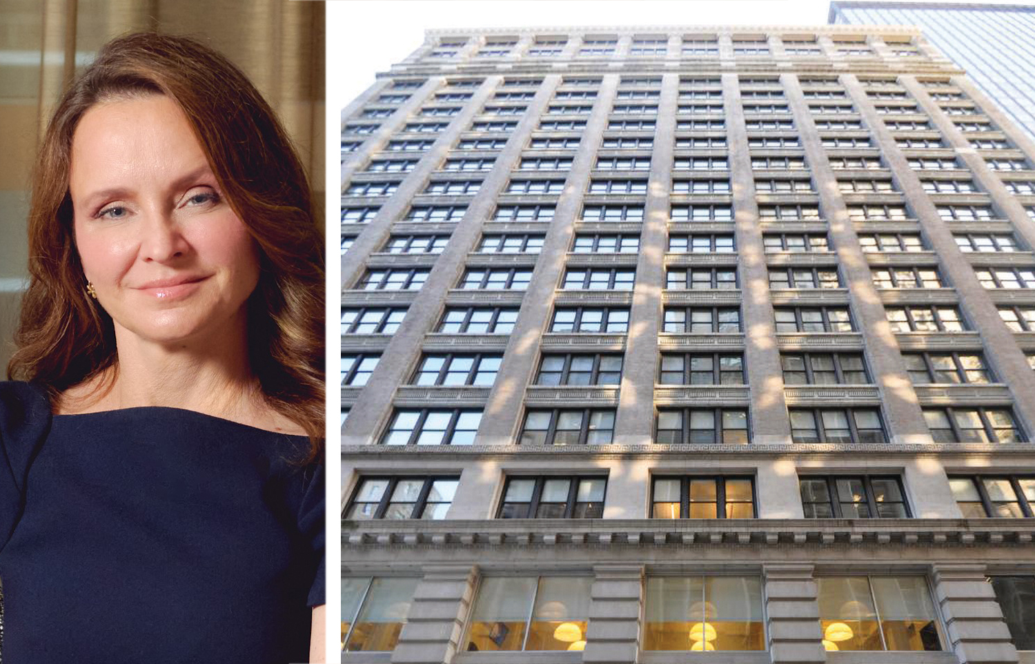 BXP's Hilary Spann and 360 Park Avenue South.