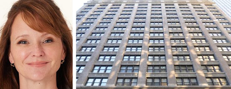 BXP's Hilary Spann and 360 Park Avenue South.