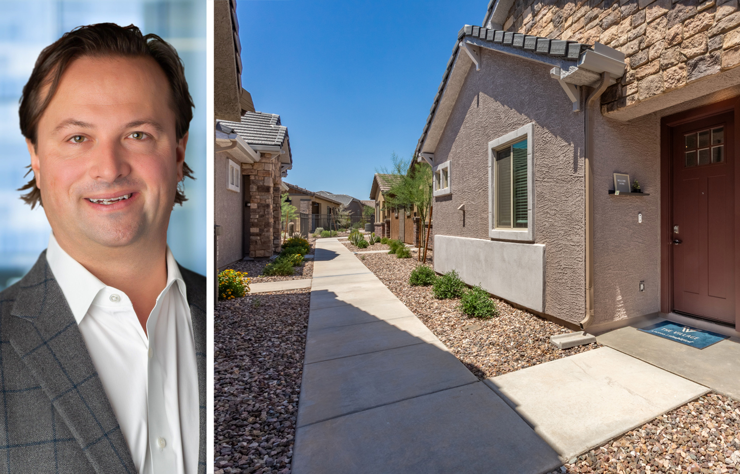 Värde Partners' Jon Miller and the Village at Sonoran Vista in Phoenix.