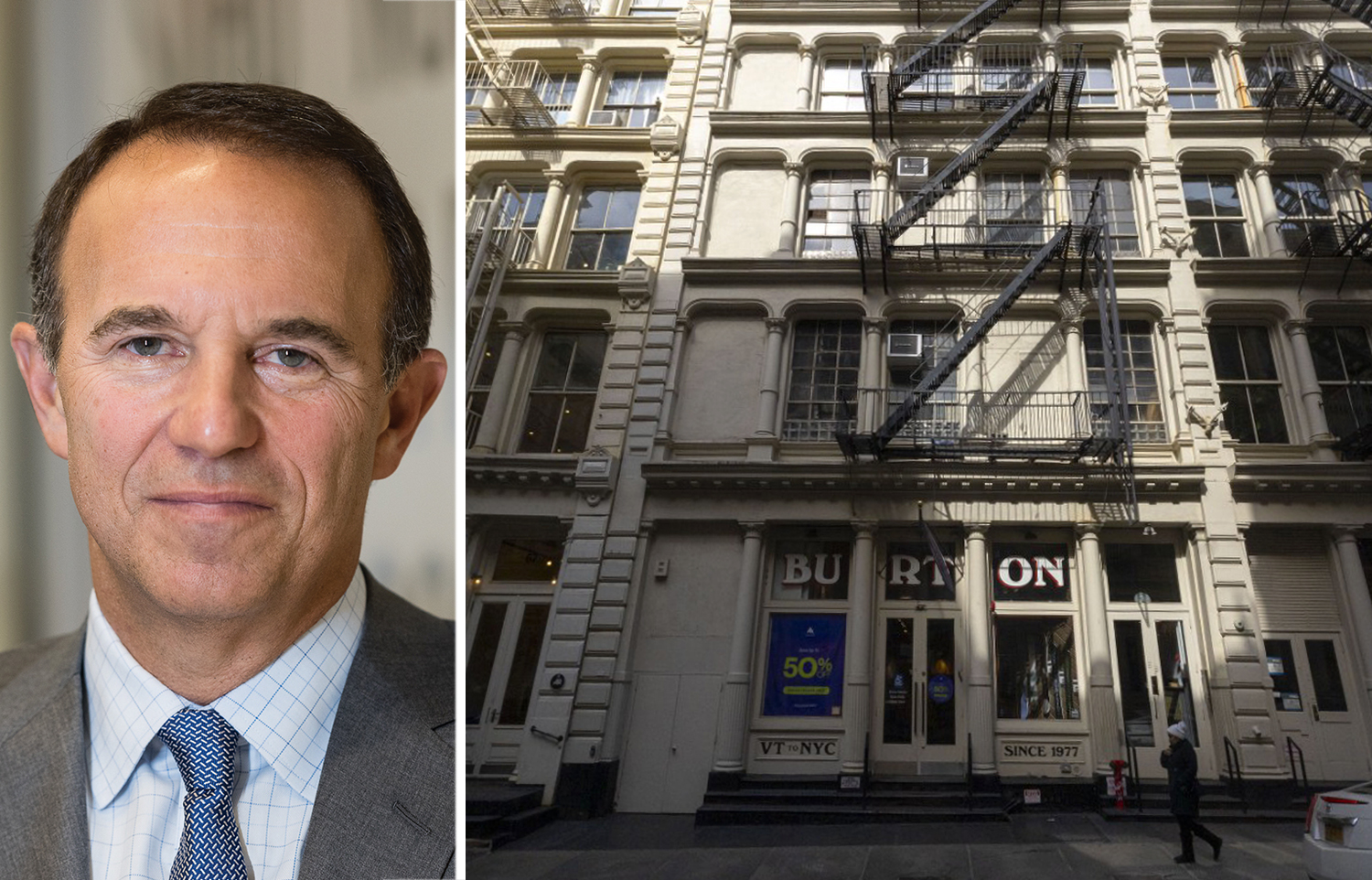 Acadia Realty Trust's Ken Bernstein and 69 Greene Street.